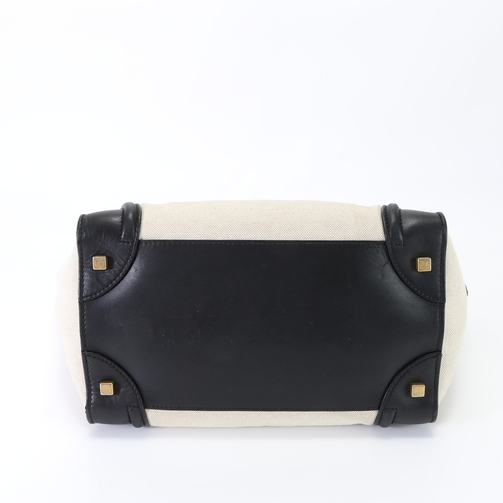 Celine Luggage Mini Shopper Leather Tote Bag - Picture 8 of 13